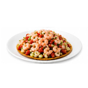 Tostada Ceviche de Camarón